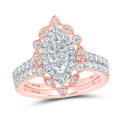 1 CTW-DIA NK BRIDAL SET