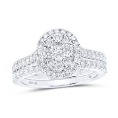 1CTW-DIA NK BRIDAL SET