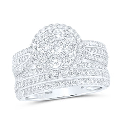 1 3/8CTW-DIA NK BRIDAL SET