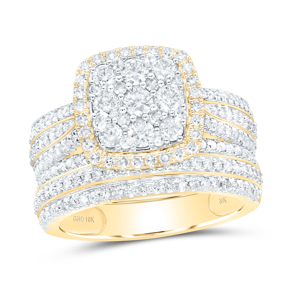 1 1/2CTW-DIA NK BRIDAL SET