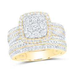 1 1/2CTW-DIA NK BRIDAL SET