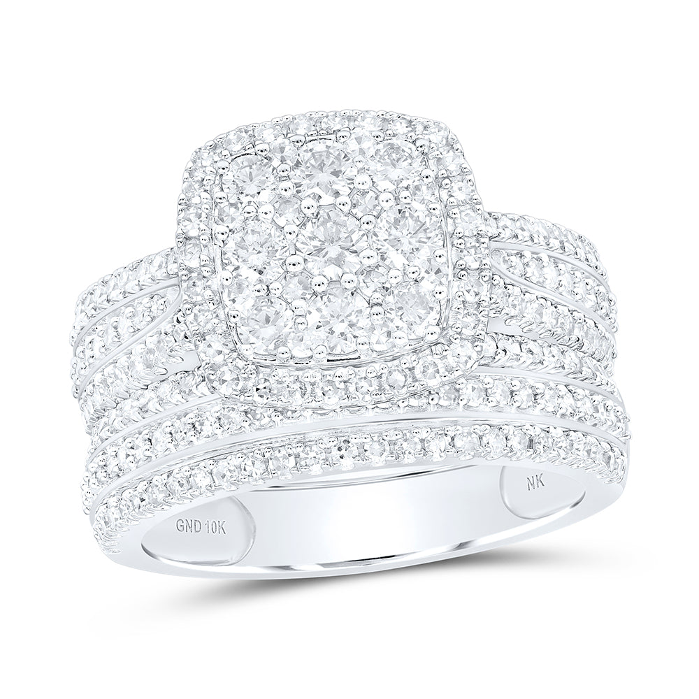 1 1/2CTW-DIA NK BRIDAL SET