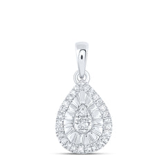 1/8CTW-DIA P3 GIFT PEAR PENDANT
