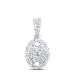 1/3CTW-DIA NK OVAL PENDANT