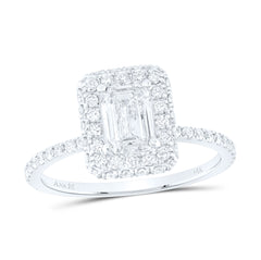 1 5/8CTW-DIA ANA M 1CT-CEME SINGLE HALO ENGAGEMENT RING