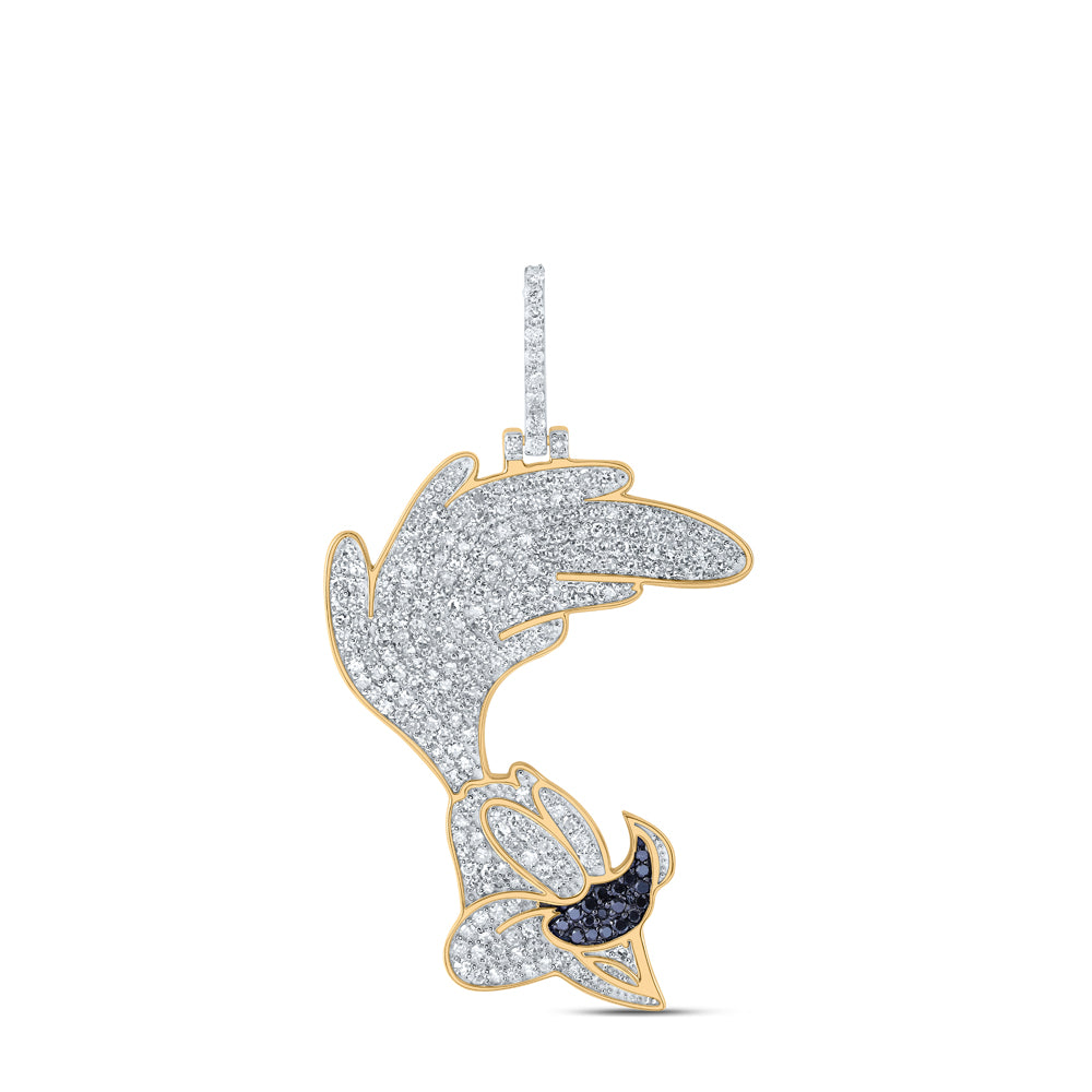 1 5/8CTW-DIA NK CARTOON MENS CHARM