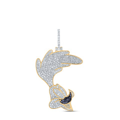 1 5/8CTW-DIA NK CARTOON MENS CHARM