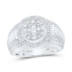 1 5/8CTW-DIA NK MENS RING