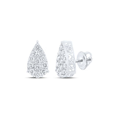 3/4CTW-DIA NK PEAR EARRING