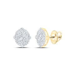 3/8CTW-DIA NK OVAL EARRING