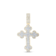 2CTW-DIA NK CROSS MENS CHARM