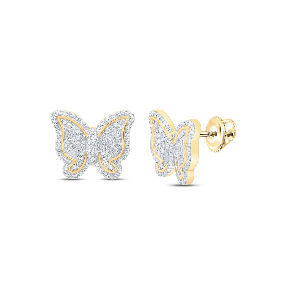 5/8CTW-DIA P3 BUTTERFLY EARRING