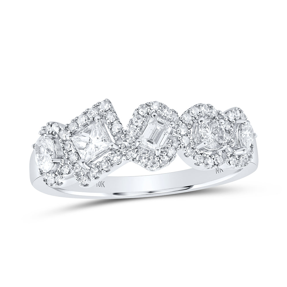 3/4CTW-DIA NK RING