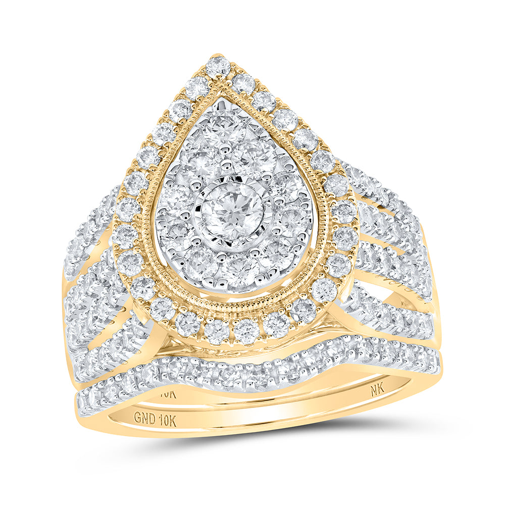 1 1/2CTW-DIA NK BRIDAL SET