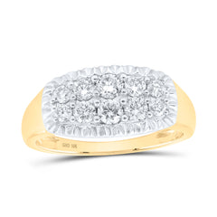 1CTW-DIA NK MENS RING