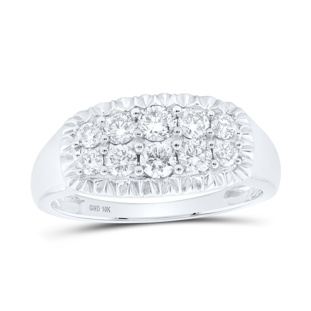 1CTW-DIA NK MENS RING