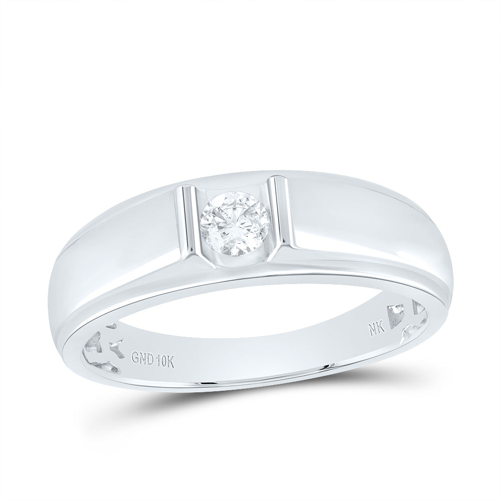 1/4CTW-DIA NK MENS RING