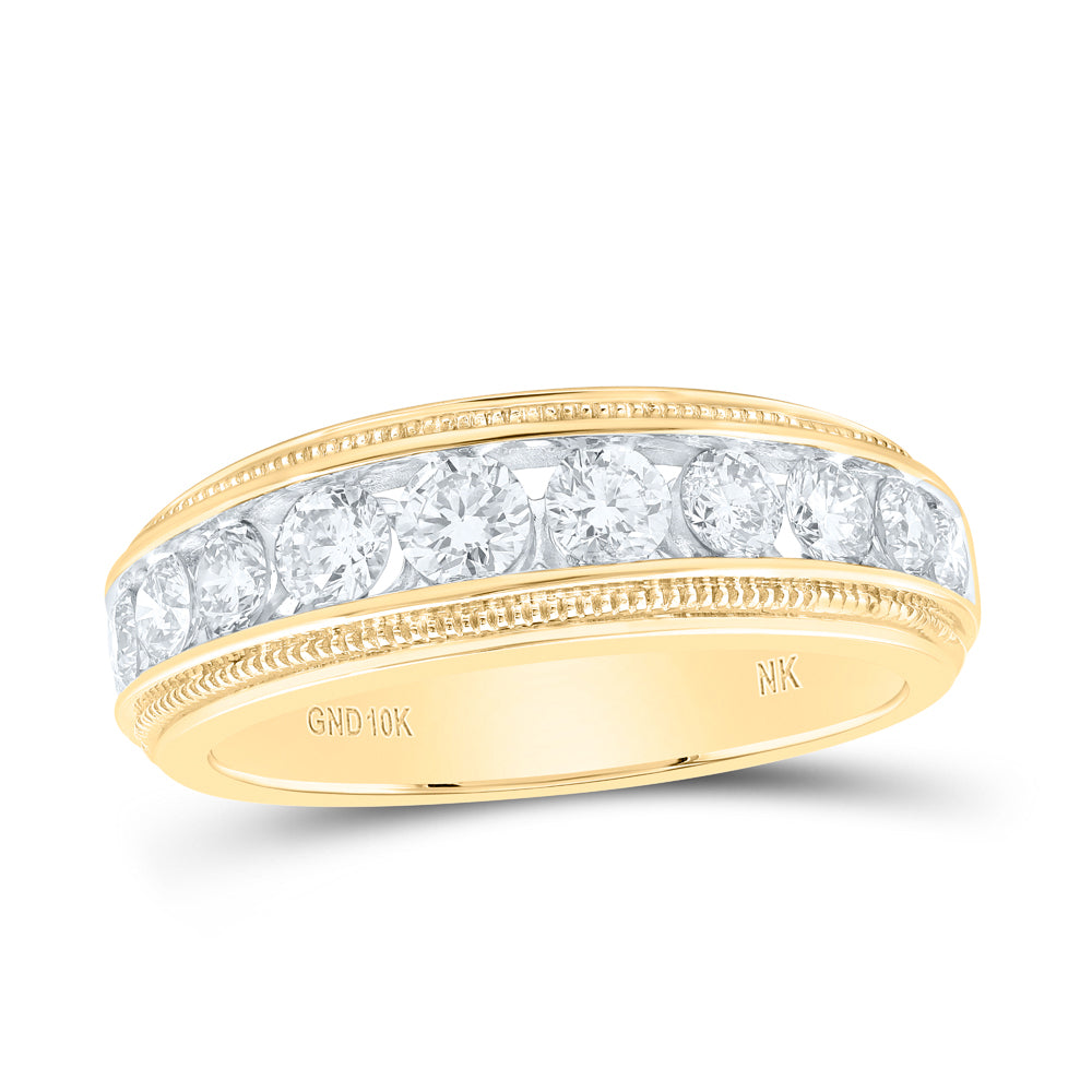 1 1/2CTW-DIA NK MENS RING