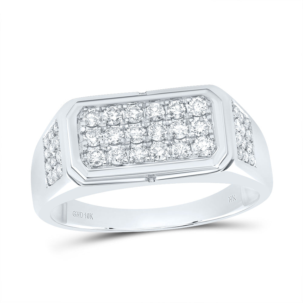1CTW-DIA NK MENS RING