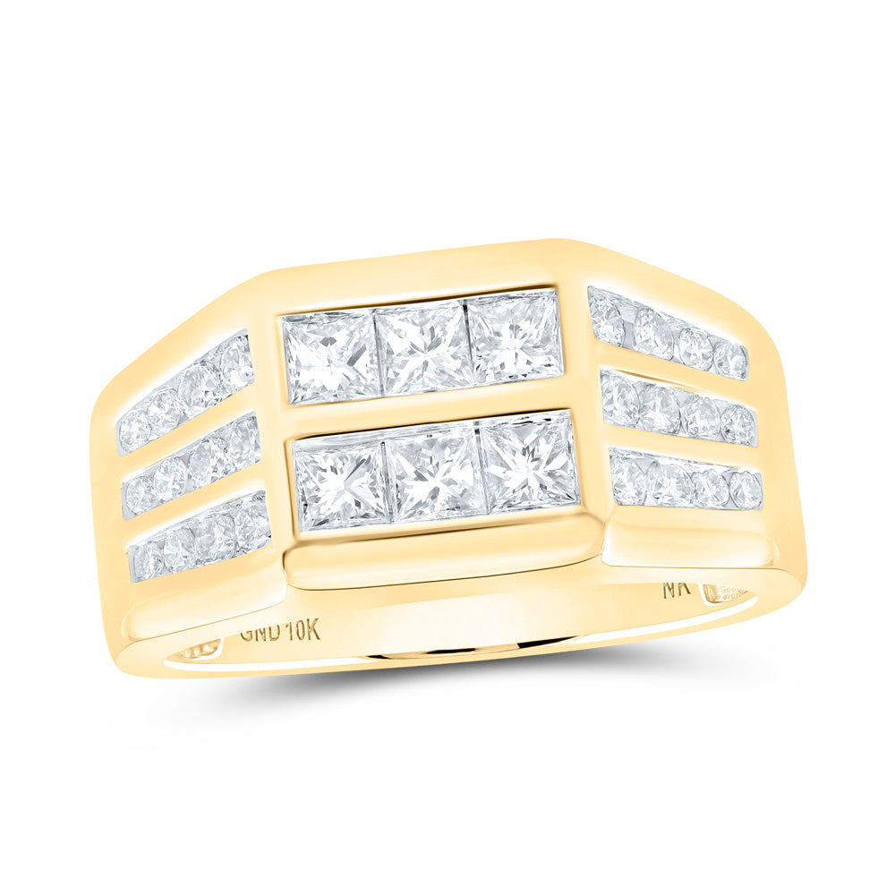 1 1/2CTW-DIA NK MENS RING