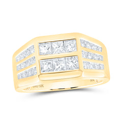 1 1/2CTW-DIA NK MENS RING
