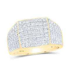 1 1/2CTW-DIA NK MENS RING