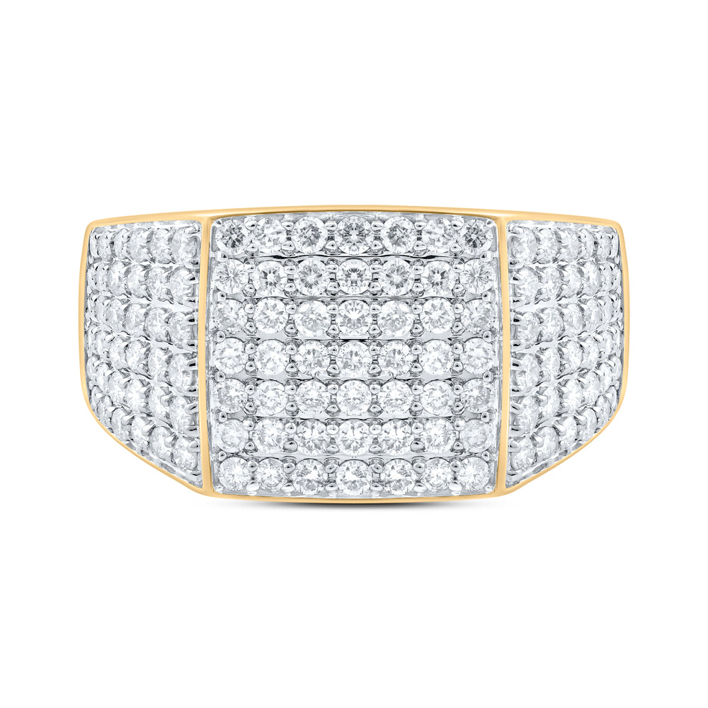 1 1/2CTW-DIA NK MENS RING