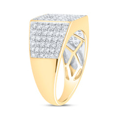 1 1/2CTW-DIA NK MENS RING