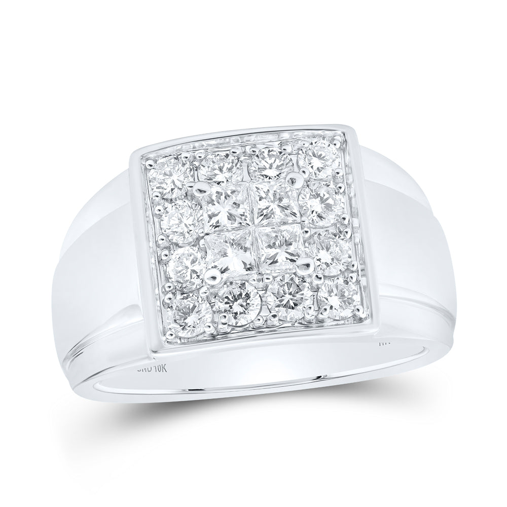 1 1/2CTW-DIA NK MENS RING