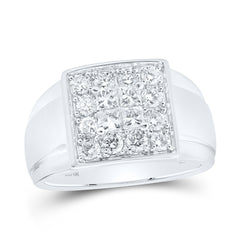 1 1/2CTW-DIA NK MENS RING