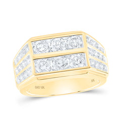 2 7/8CTW-DIA NK MENS RING