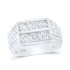 2 7/8CTW-DIA NK MENS RING