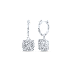 7/8CTW-DIA NK DANGLING EARRING