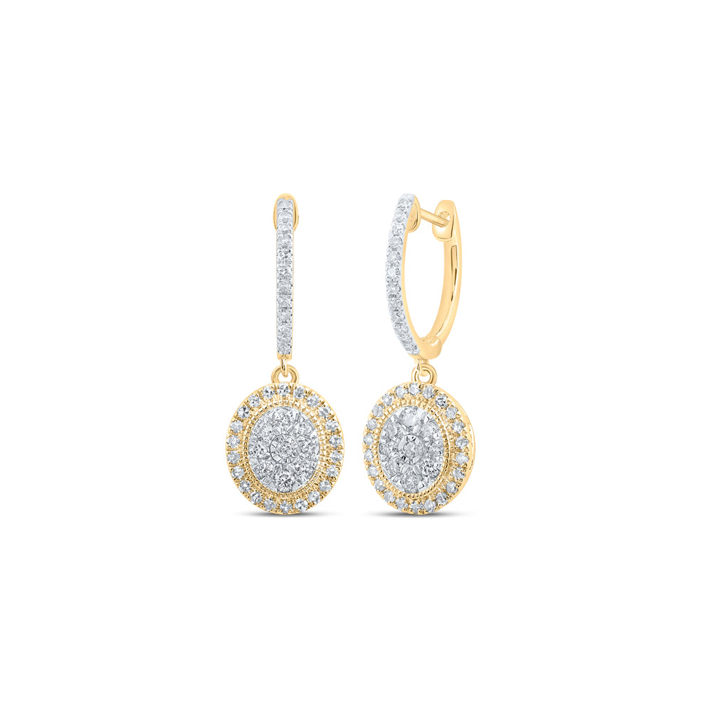 5/8CTW-DIA NK DANGLING EARRING