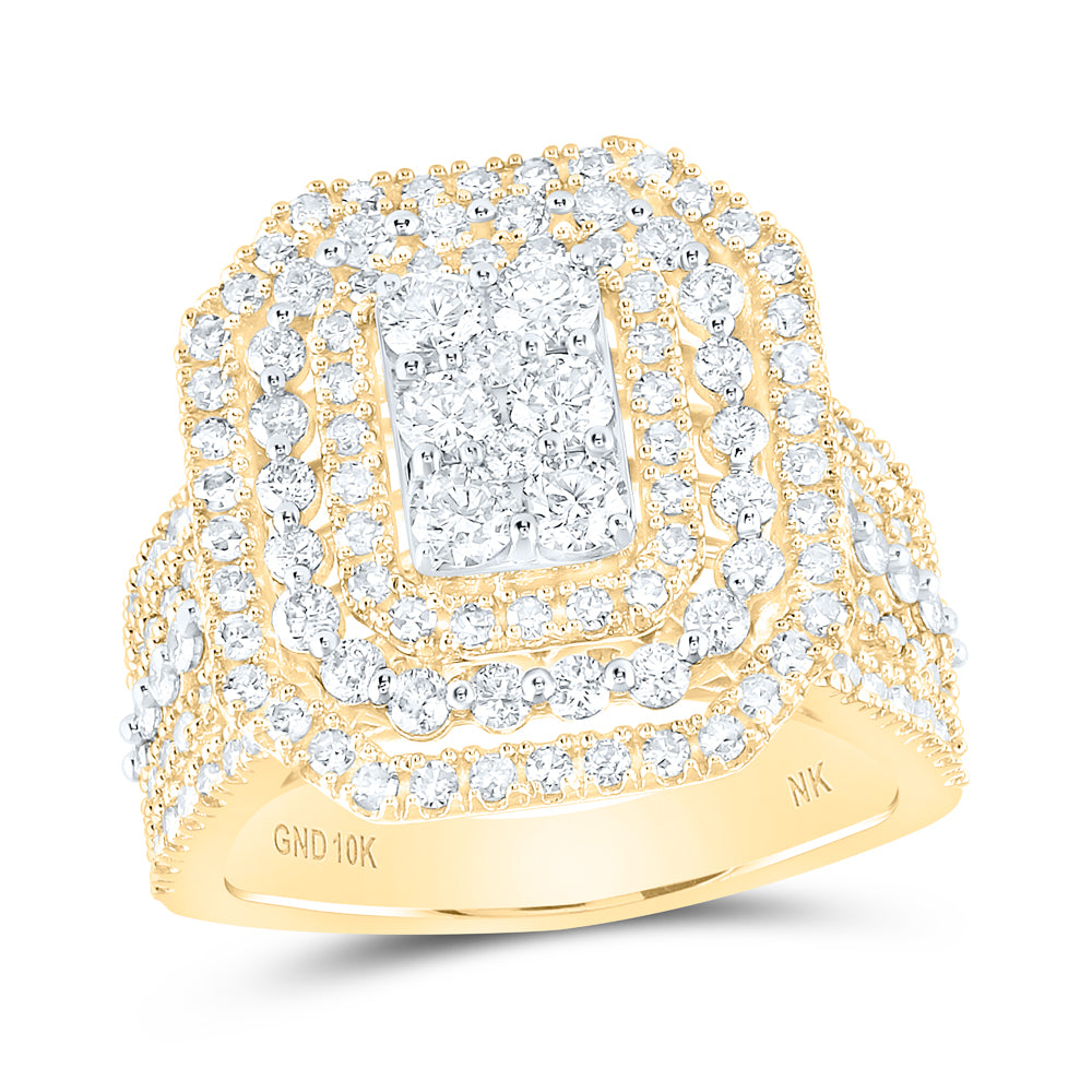 2CTW-DIA NK FASHION BRIDAL RING