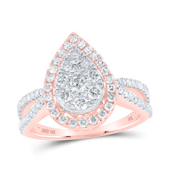 1CTW-DIA NK FASHION RING
