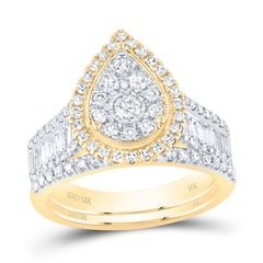 1 1/2CTW-DIA NK BRIDAL SET