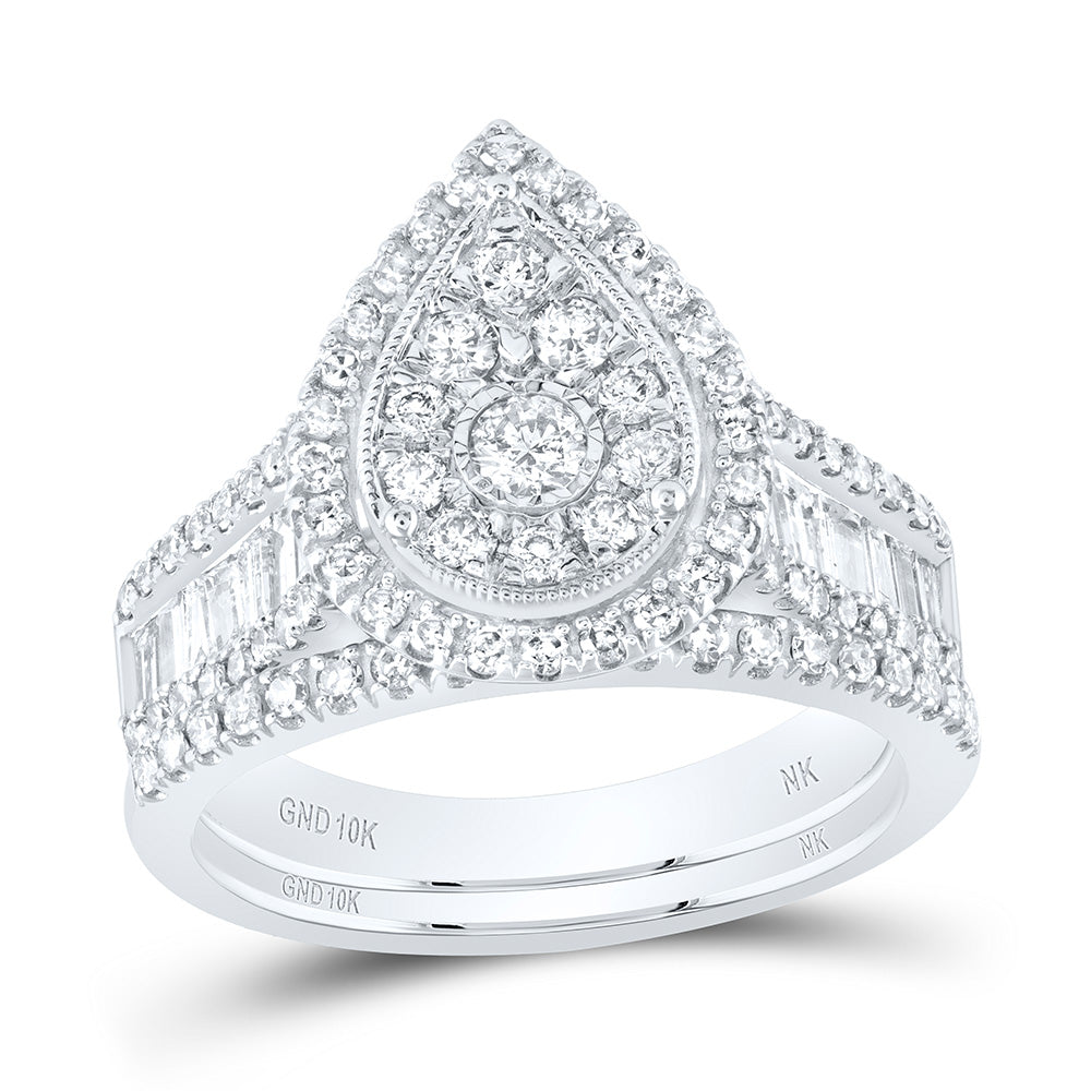 1 1/2CTW-DIA NK BRIDAL SET