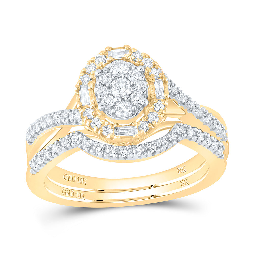 5/8CTW-DIA NK BRIDAL SET