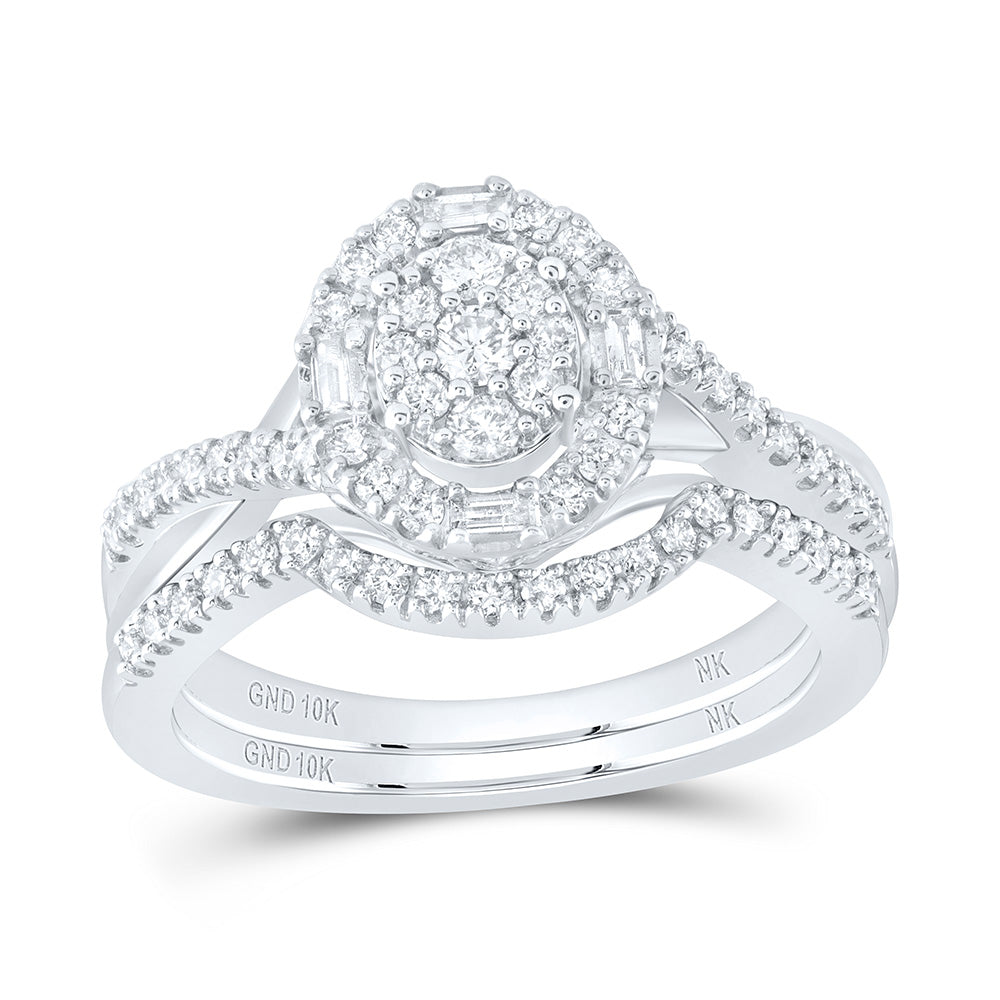 5/8CTW-DIA NK BRIDAL SET