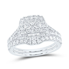 1 1/4CTW-DIA NK BRIDAL SET