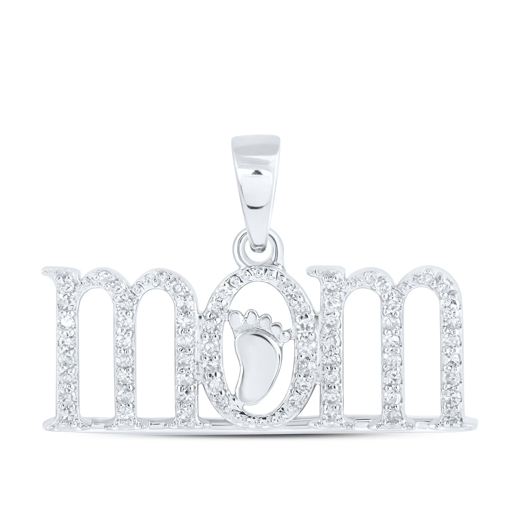 1/5CTW-DIA NK MOM PENDANT