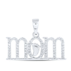 1/5CTW-DIA NK MOM PENDANT