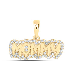 1/5CTW-DIA NK MOMMY PENDANT