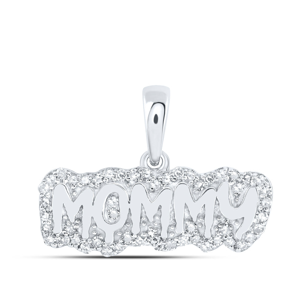 1/5CTW-DIA NK MOMMY PENDANT