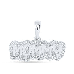 1/5CTW-DIA NK MOMMY PENDANT