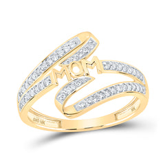 1/4CTW-DIA NK MOM RING
