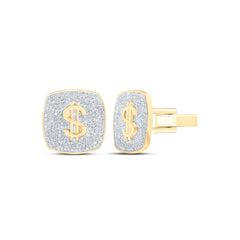 1 5/8CTW-DIA NK $ CUFF LINK