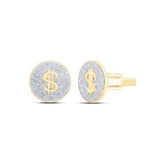 1 3/8CTW-DIA NK $ CUFF LINK