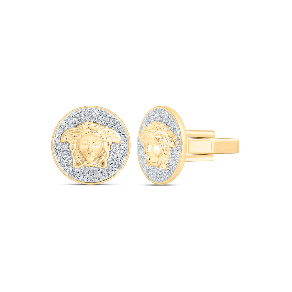 7/8CTW-DIA NK MEDUSA CUFF LINK